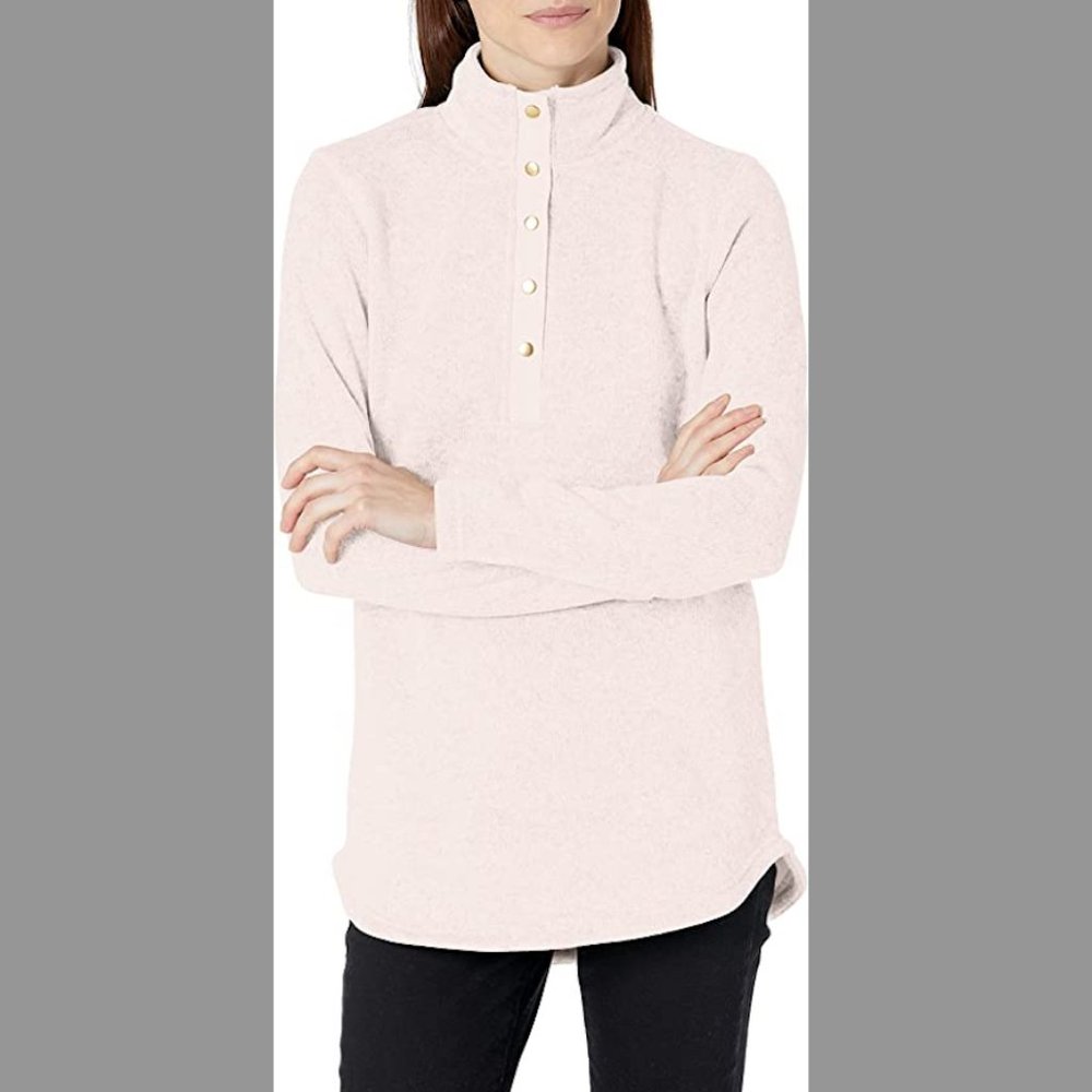 ⭐️ Charles River Apparel Light Pink Hingham Tunic Sweatshirt